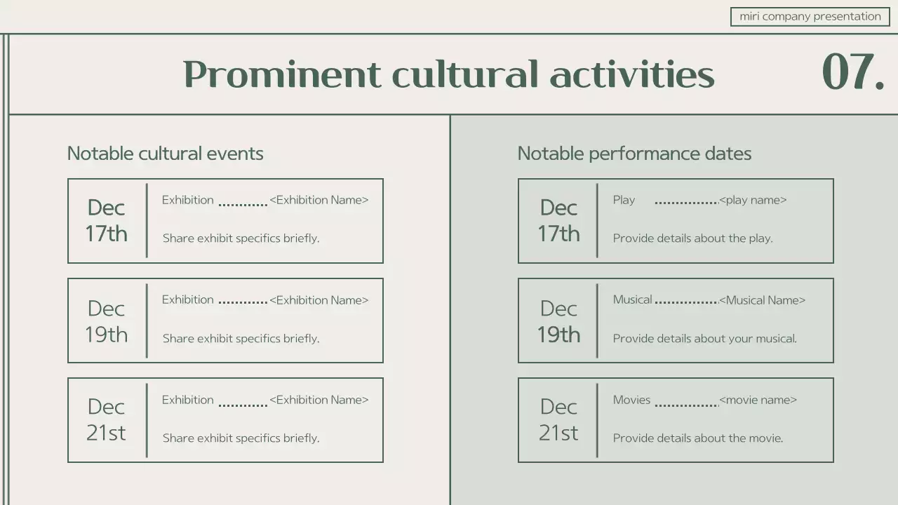 그린 빈티지 마케팅 보고서 프레젠테이션