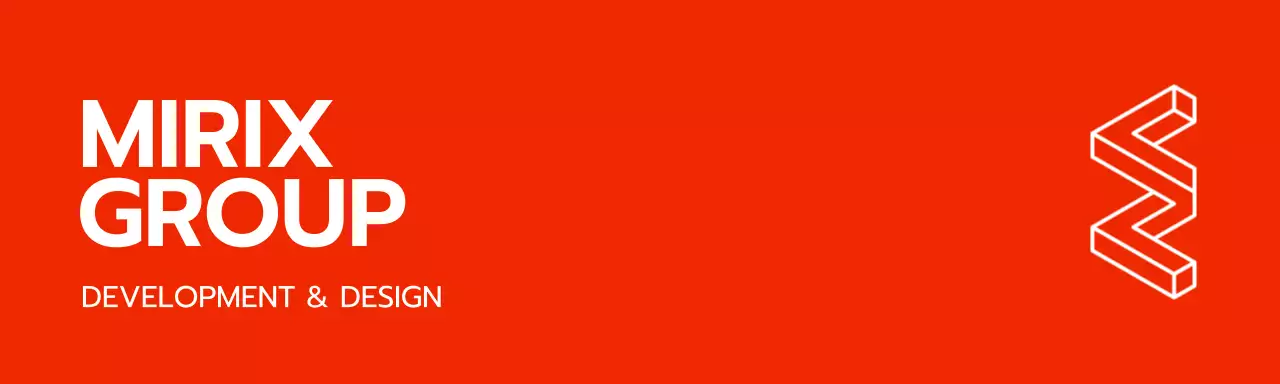 Red corporate welcome kit merchandise header tag