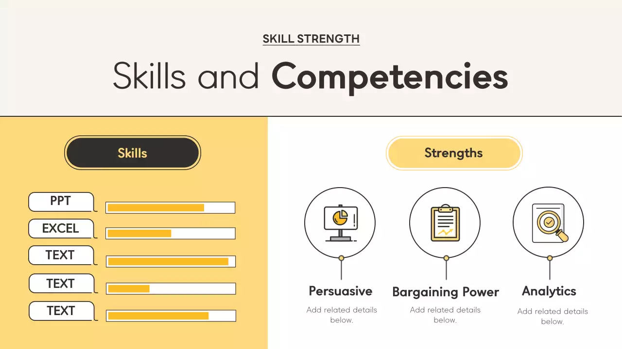 베이지 모던 직원 편지 프레젠테이션