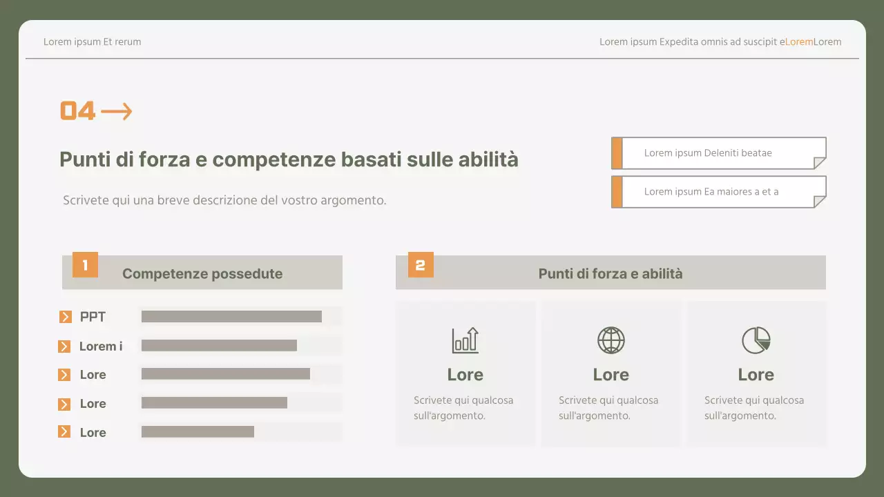 Lettera di presentazione aziendale semplice in giallo e cachi