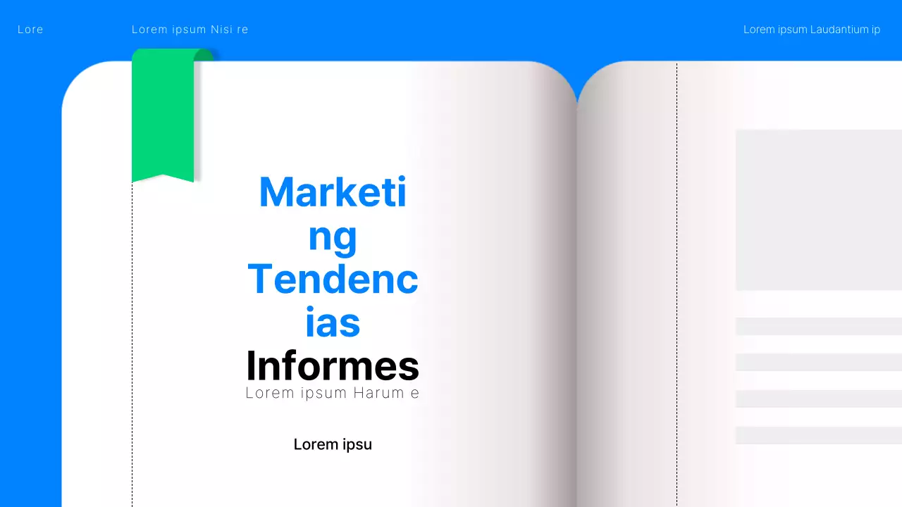 Informe de tendencias de marketing de la Generación MZ en azul y menta