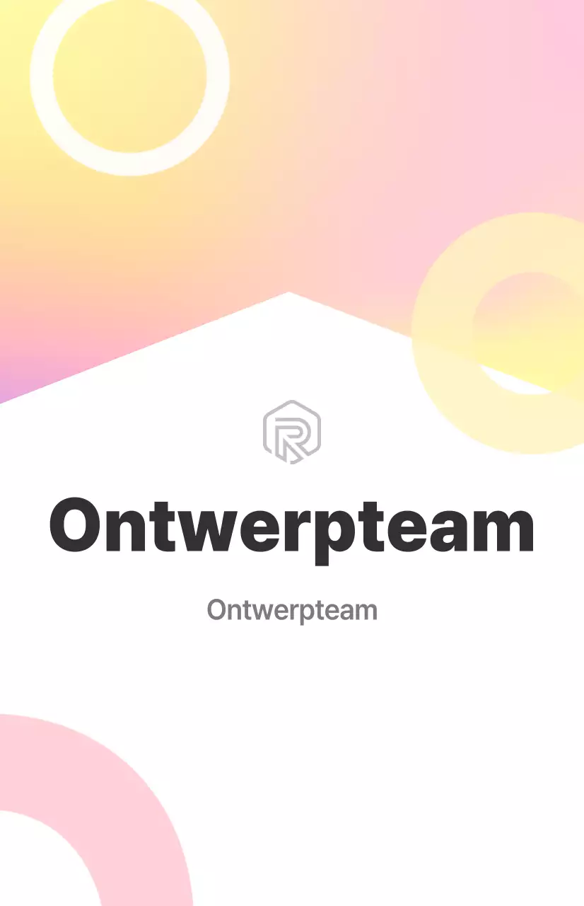 Een strak, wit en kleurrijk bord voor teamafdelingen