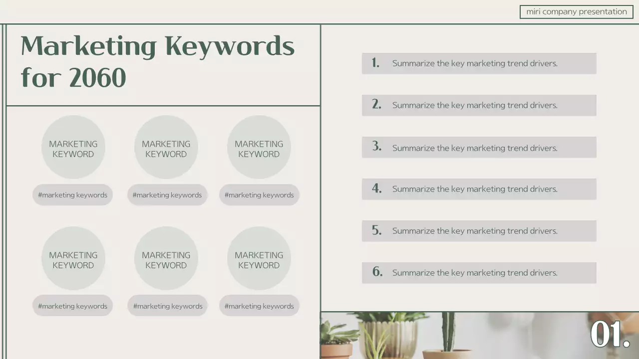 그린 빈티지 마케팅 보고서 프레젠테이션