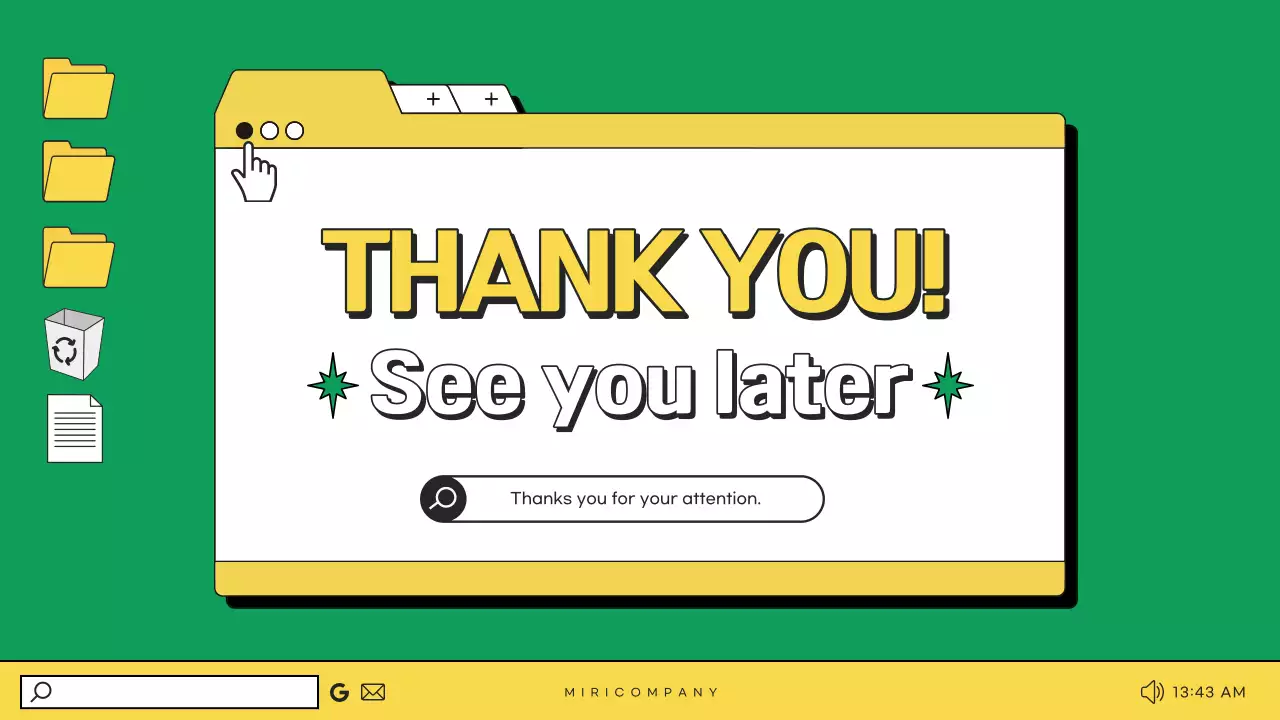 그린 미니멀 비즈니스 프레젠테이션