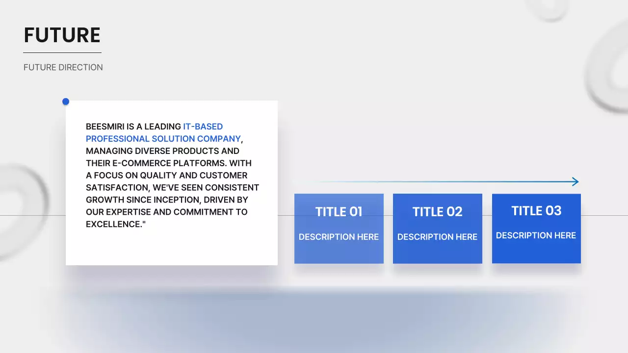 블루 모던 회사 보고서 문서 프레젠테이션