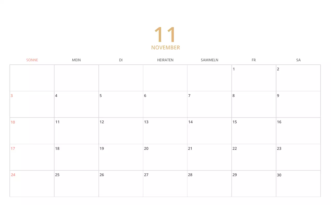 Niedlich illustrierter grüner Tischkalender mit Familienthemen