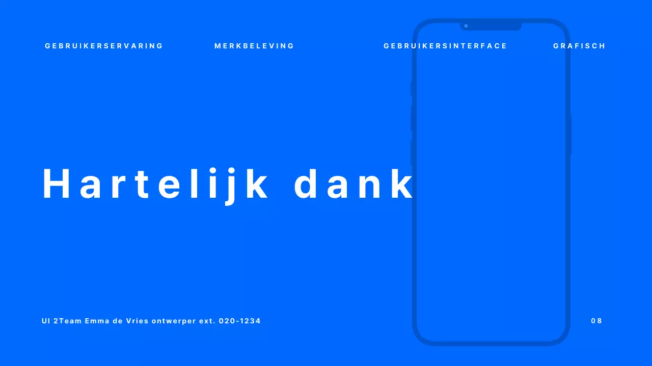 Blue's basisaankondiging van nieuwe functies