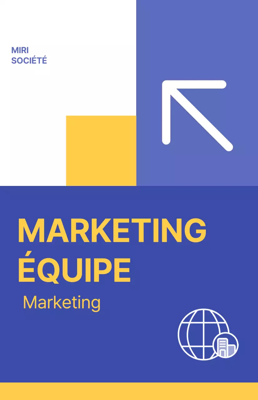 Présenter les départements de l'entreprise avec des concepts colorés et uniques