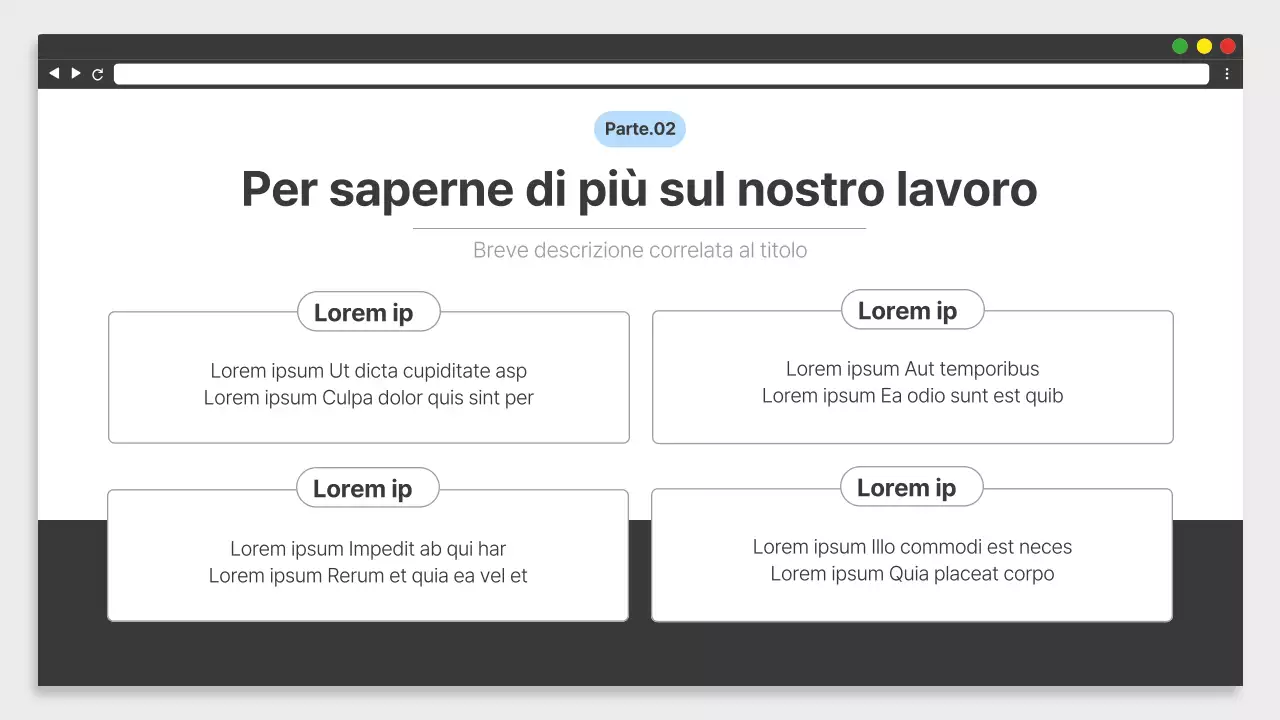 Materiale di formazione aziendale semplice in bianco e nero