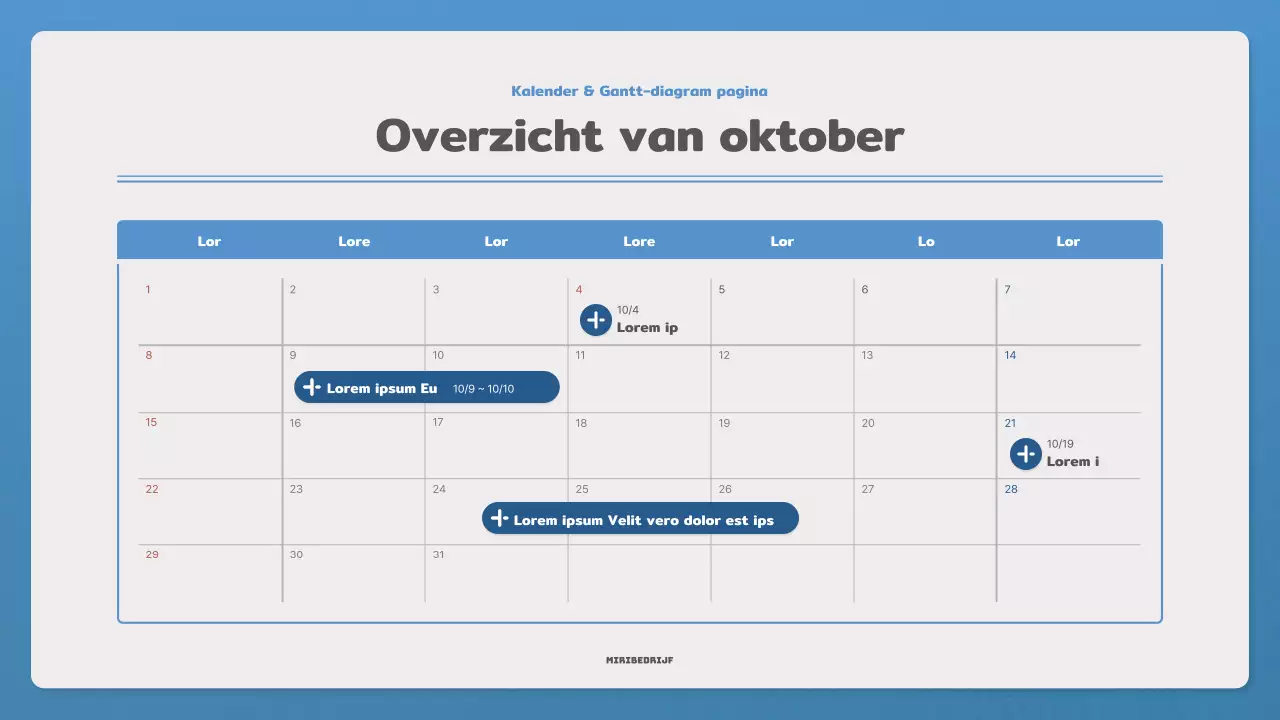 Promoot je nieuwsbrief met een eenvoudige brief in blauw en marineblauw