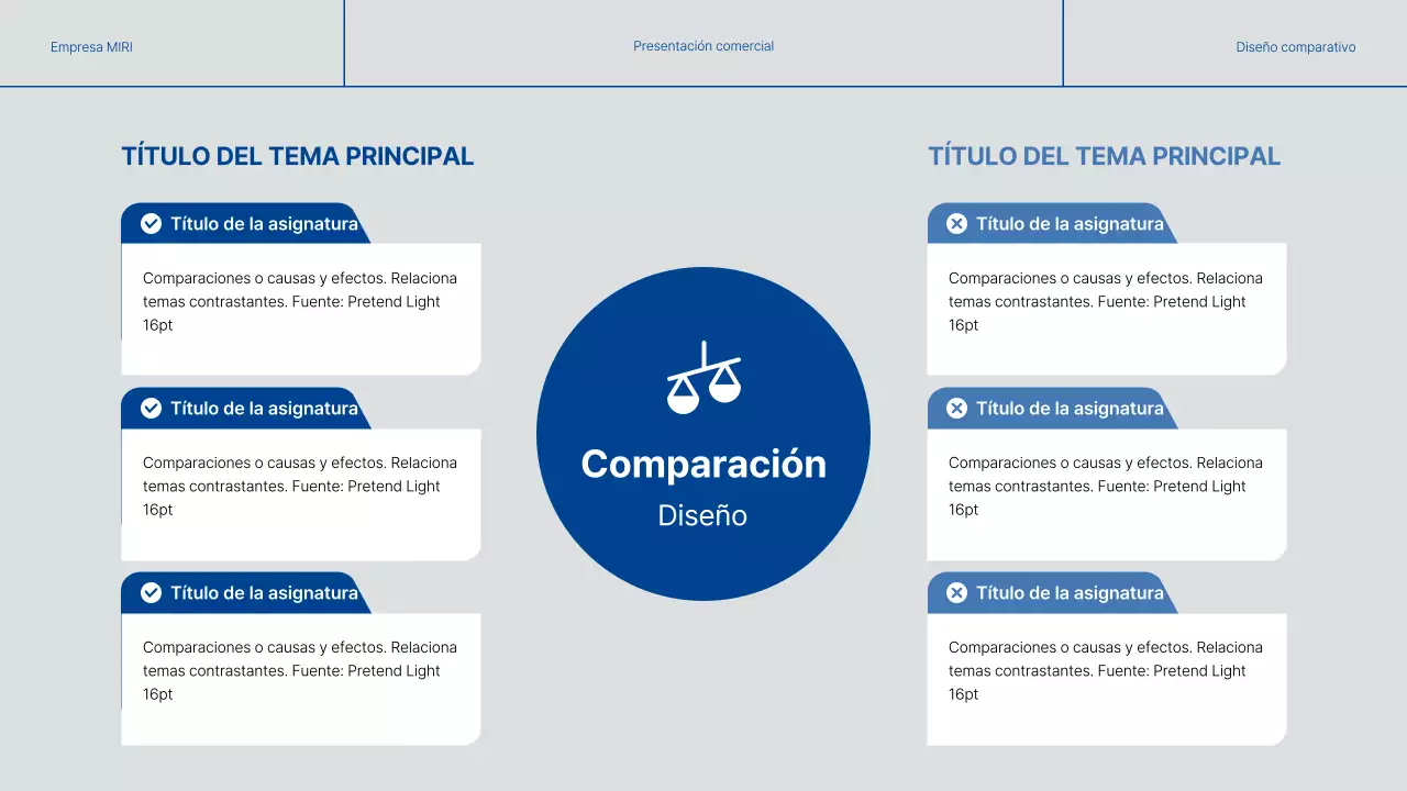 Informes empresariales modernos en azul y gris