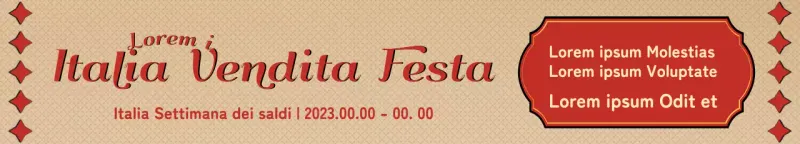 Korea Sale Festa evento di sconti per lo shopping con elementi grafici e font neutri retrò