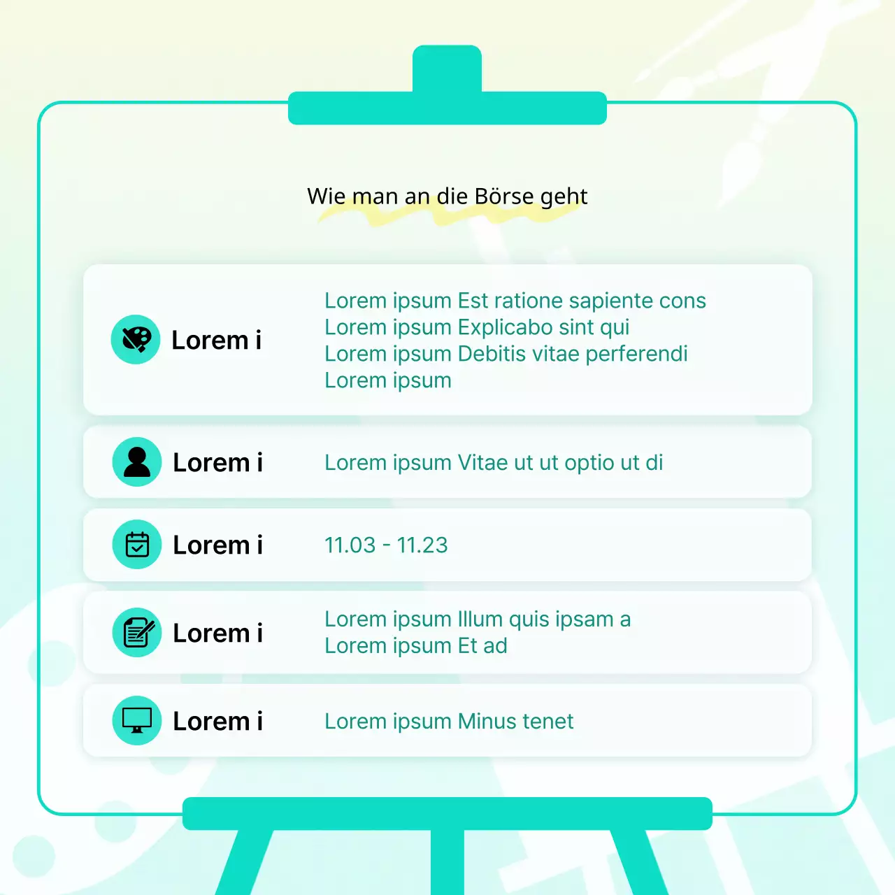 Förderung des Wettbewerbs für kitschige Figuren von Mint