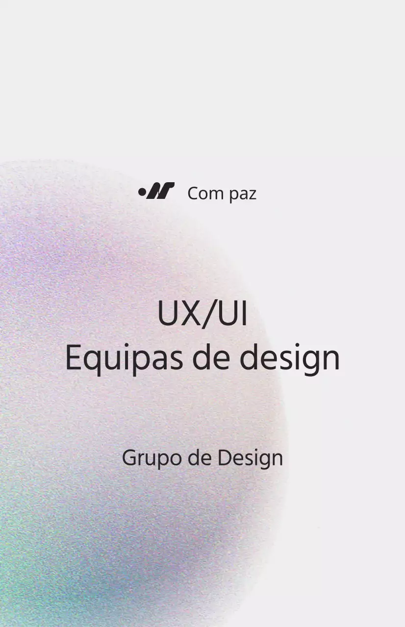 Introdução simples do departamento com uma ilustração de ruído a cores sobre um fundo esbranquiçado