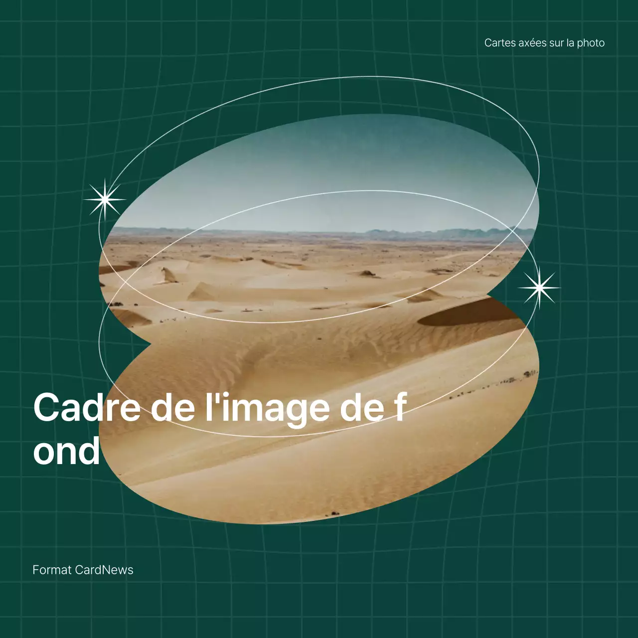 Promouvoir le marketing tendance en vert et blanc