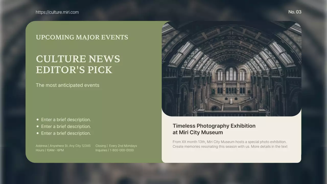 Beige Classic Culture Newsletter Presentation