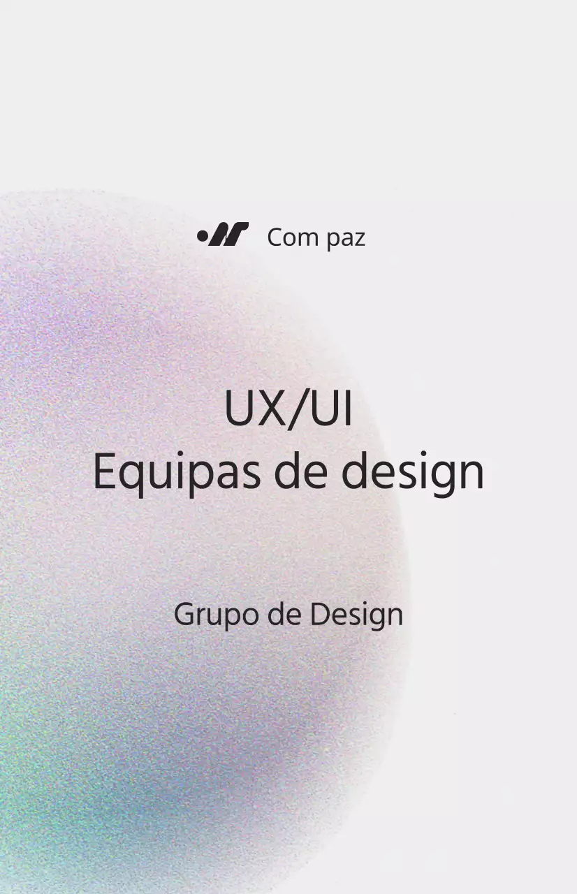 Introdução simples do departamento com uma ilustração de ruído a cores sobre um fundo esbranquiçado