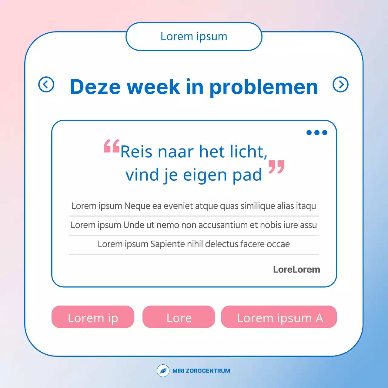 Een eenvoudige lichtblauwe en roze gids voor de hulplijn