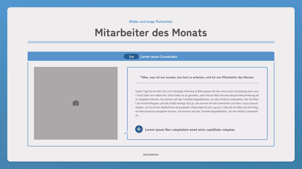 Bewerben Sie Ihren Newsletter mit einem einfachen Brief in Blau und Marineblau