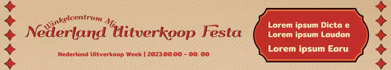 Korea Sale Festa shopping korting evenement met retro neutro grafische elementen en lettertype lay-out