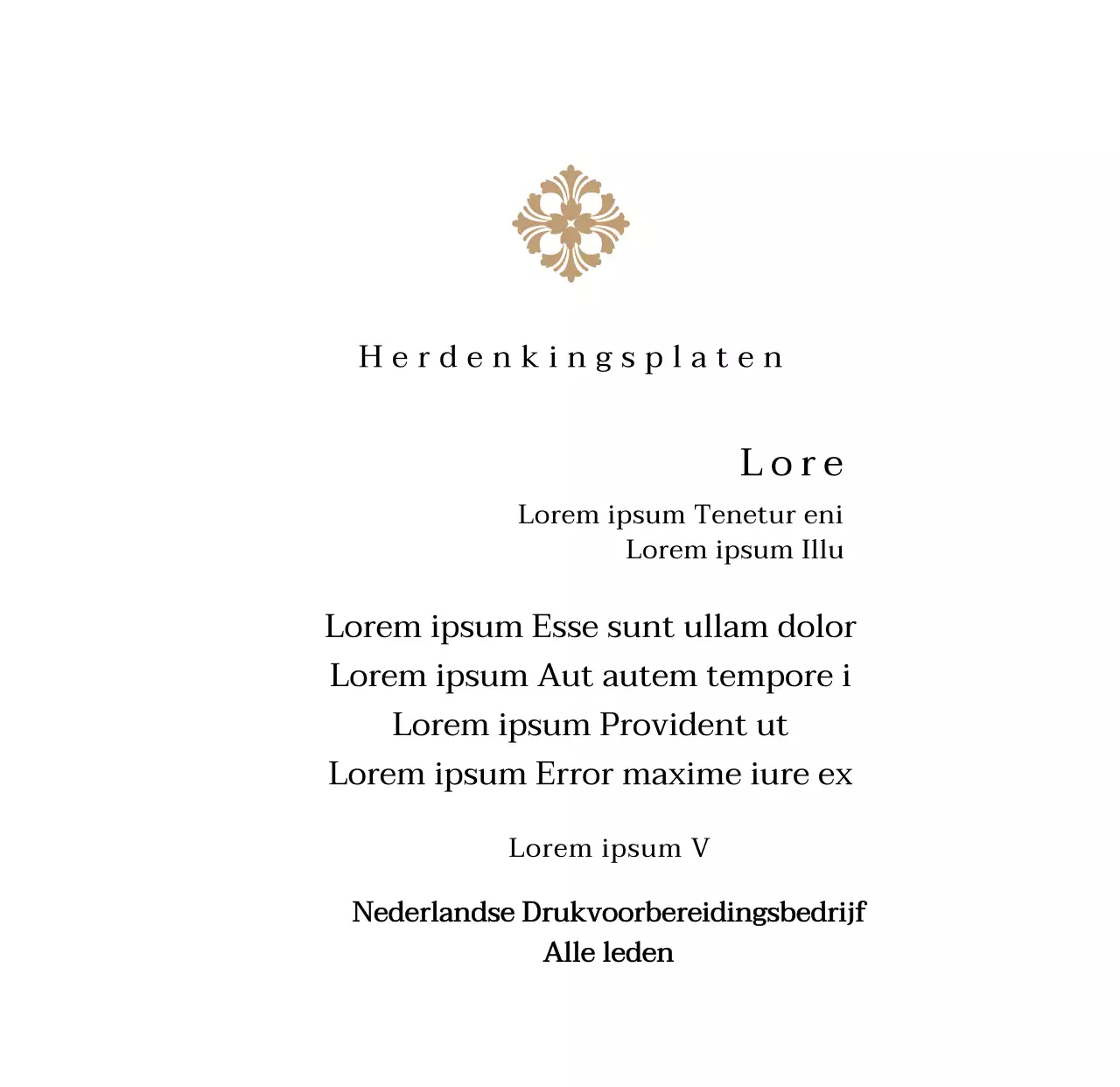 Een vorstelijk uitziende plaquette met uitgebreide decoratie