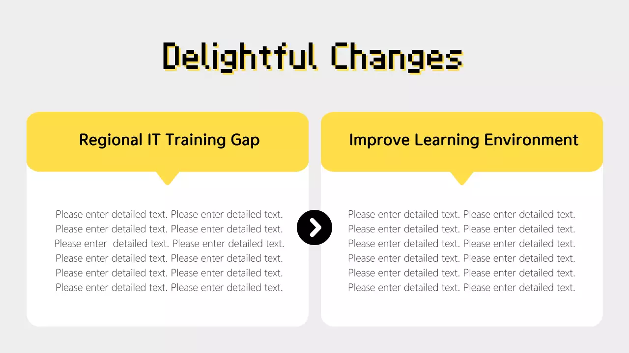 Simple IT Scorecard report with yellow background