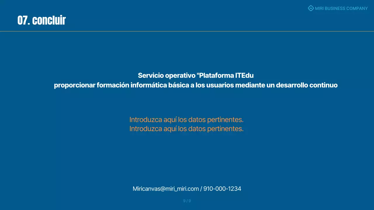 Un sencillo cuadro de mando azul y naranja