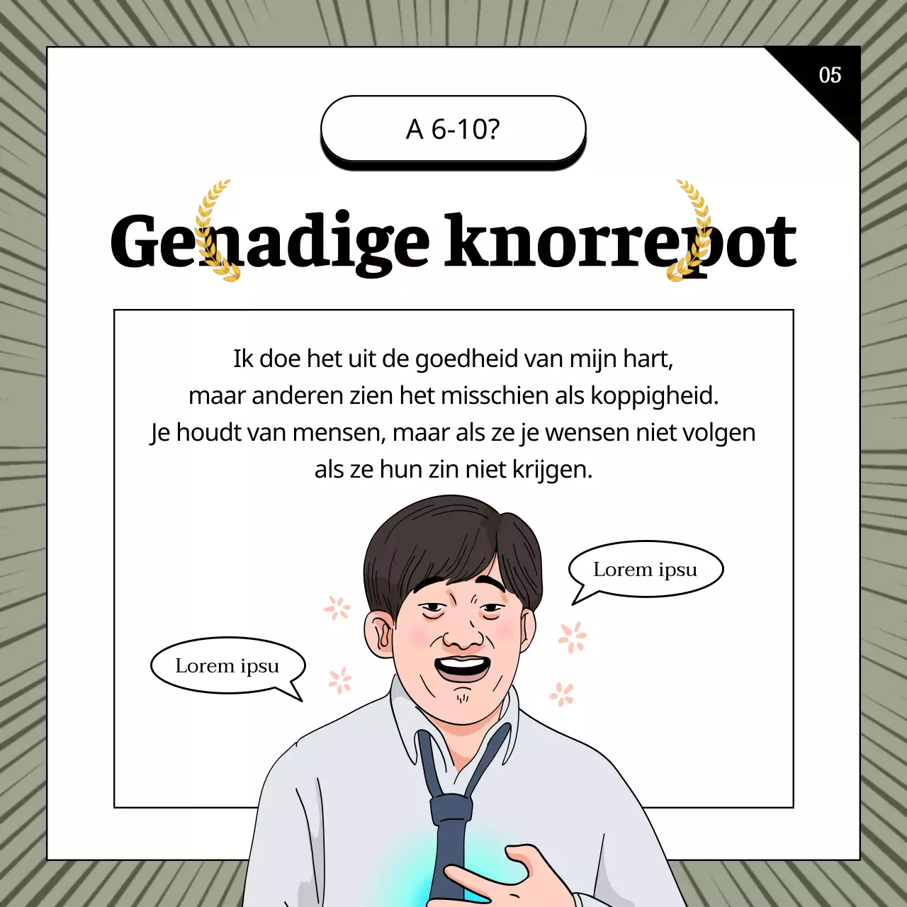 Ziekte in chartreuse en zwarte zakelijke humor berichten