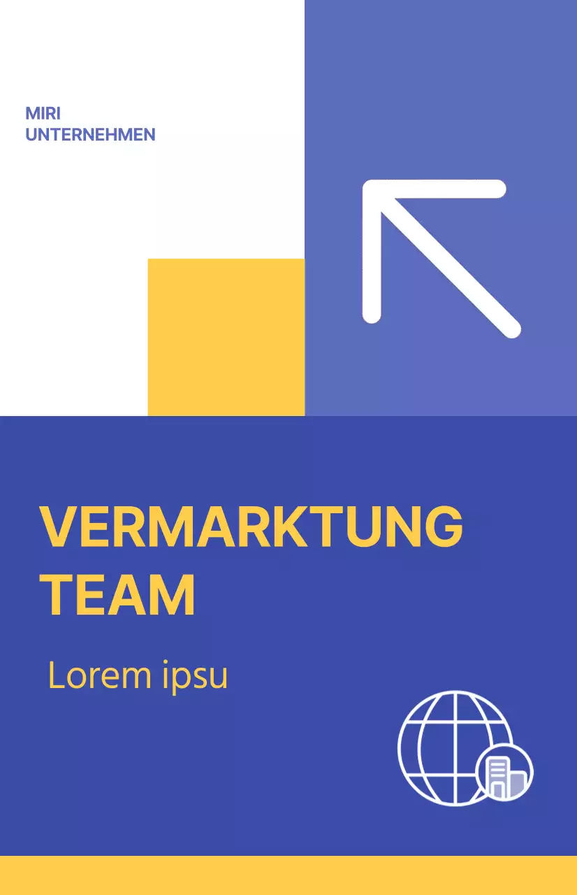 Einführung von Unternehmensabteilungen mit bunten und einzigartigen Konzepten
