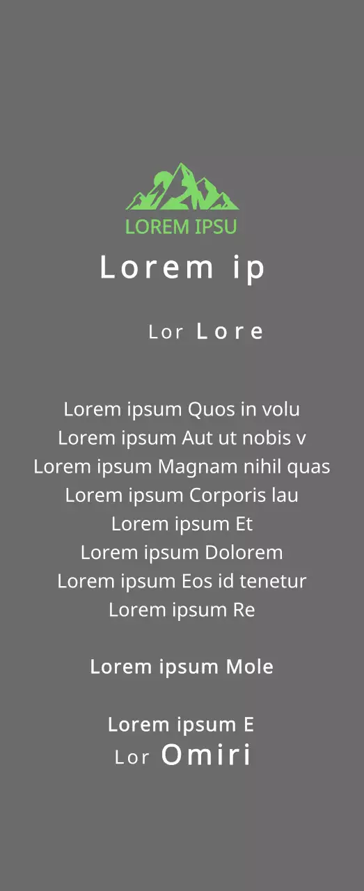 Finisher-Plakette eines Bergclubs mit Clublogo-Konzept und grüner Bergillustration