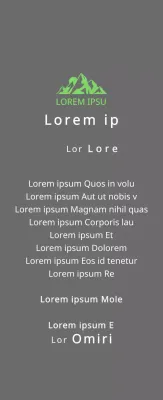 Finisher-Plakette eines Bergclubs mit Clublogo-Konzept und grüner Bergillustration