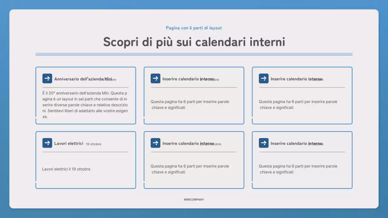 Promuovete la vostra newsletter con una semplice lettera in blu e blu navy