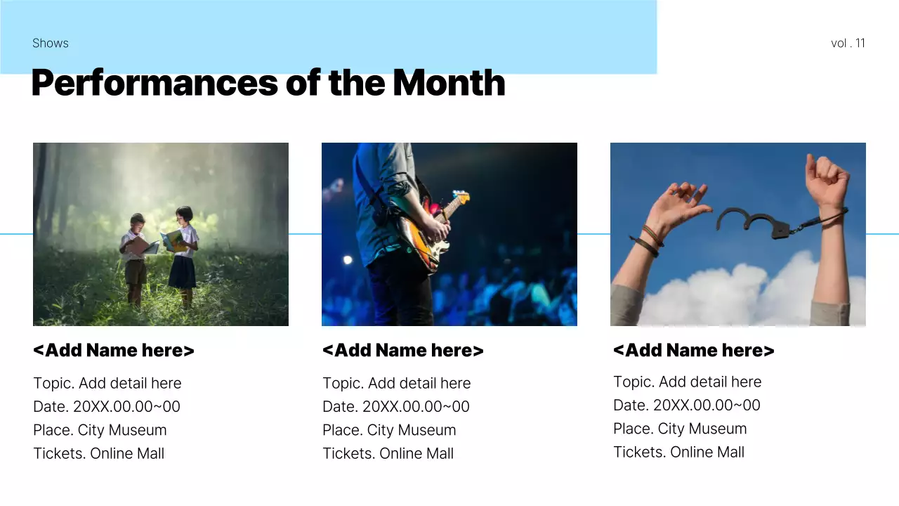 Blue Modern Culture Newsletter Presentation