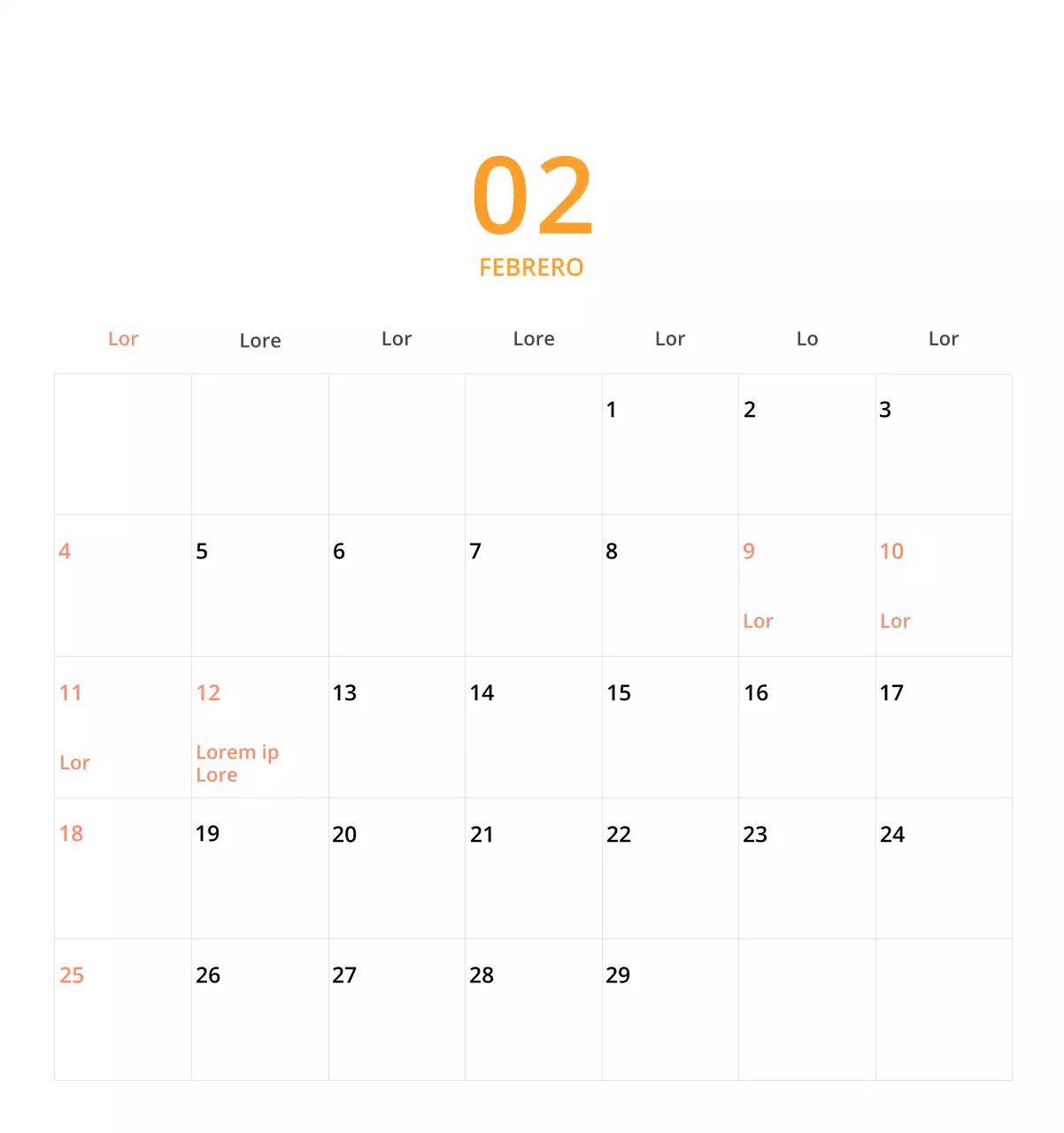 Bonito calendario de sobremesa ilustrado de temática familiar en color verde