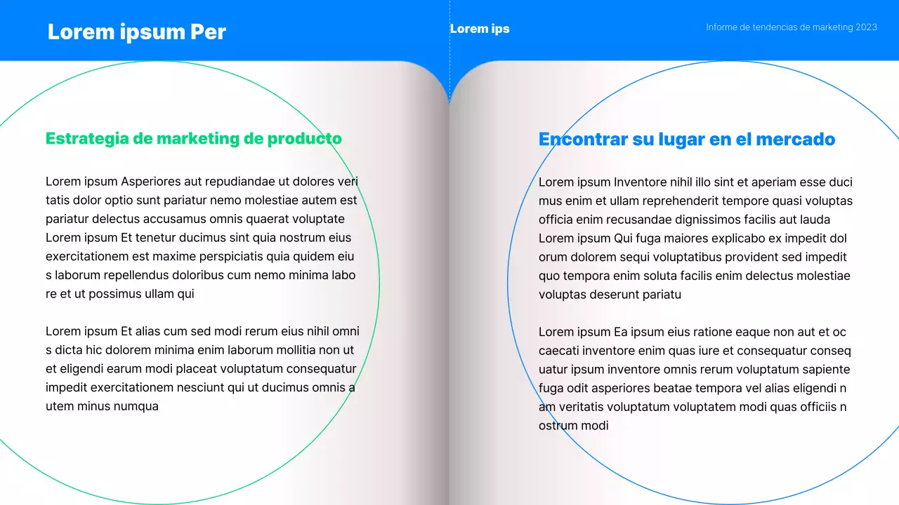 Informe de tendencias de marketing de la Generación MZ en azul y menta