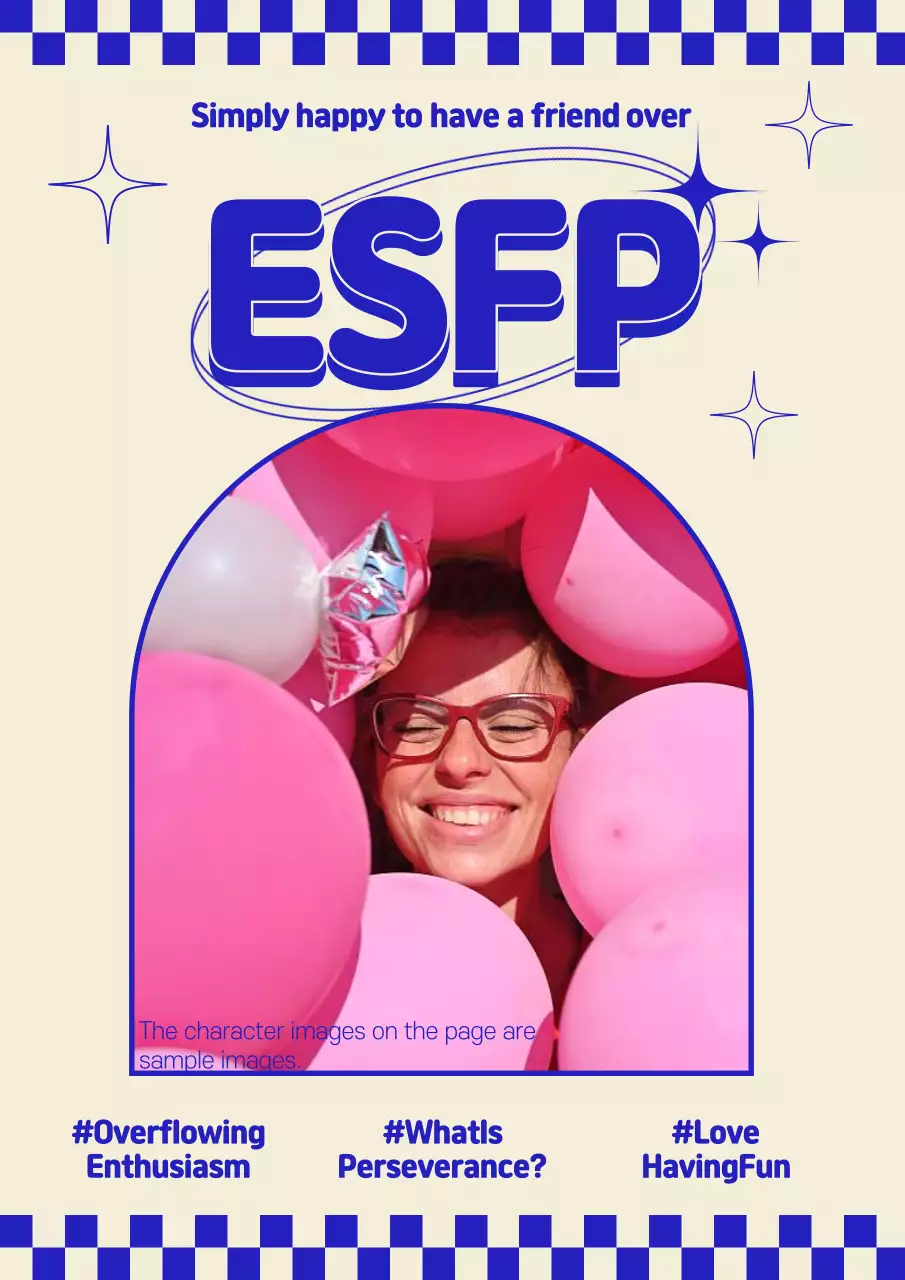 아이보리와 파랑의 기하학 스타일 MBTI 자기소개서