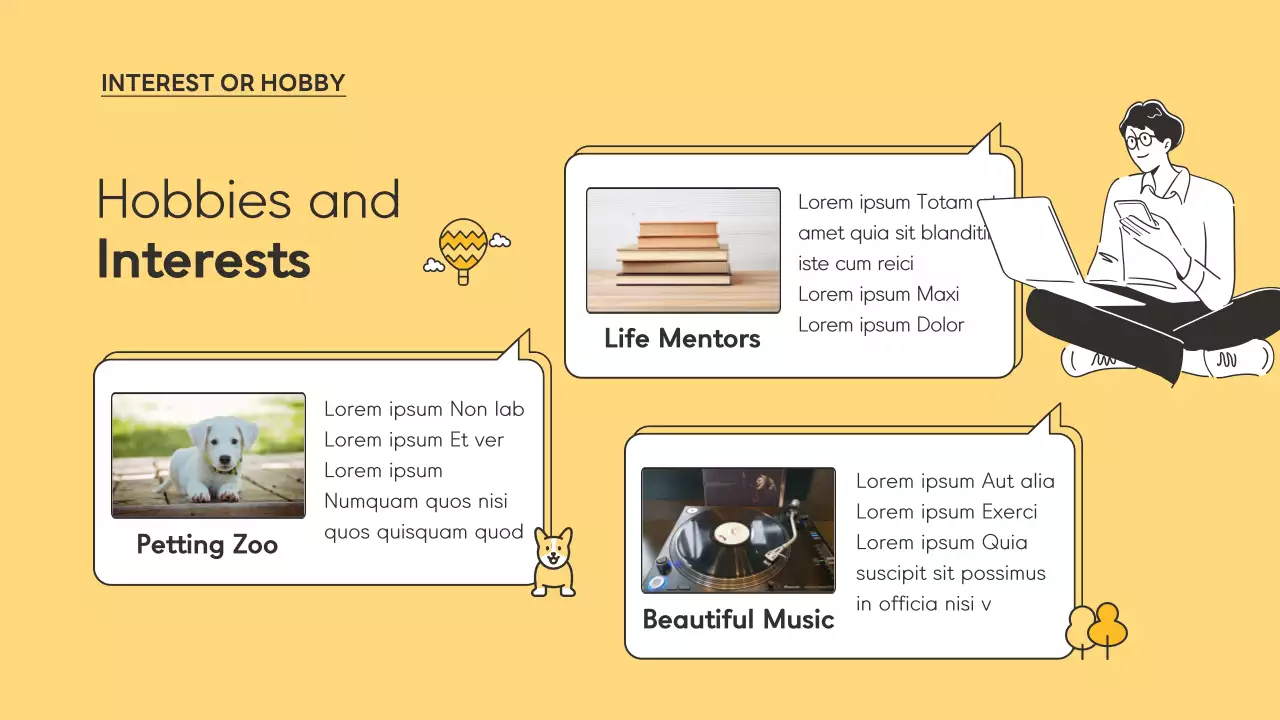 베이지 모던 직원 편지 프레젠테이션