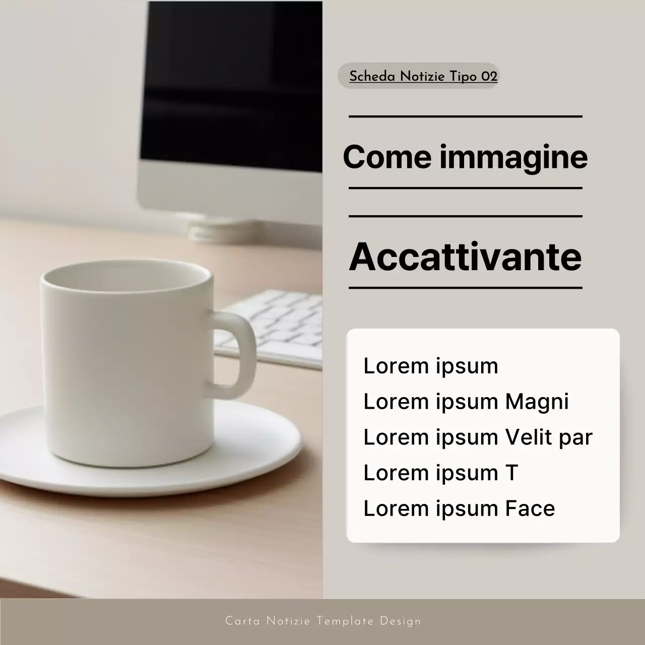Semplice proposta di cornice per foto verde e bianca
