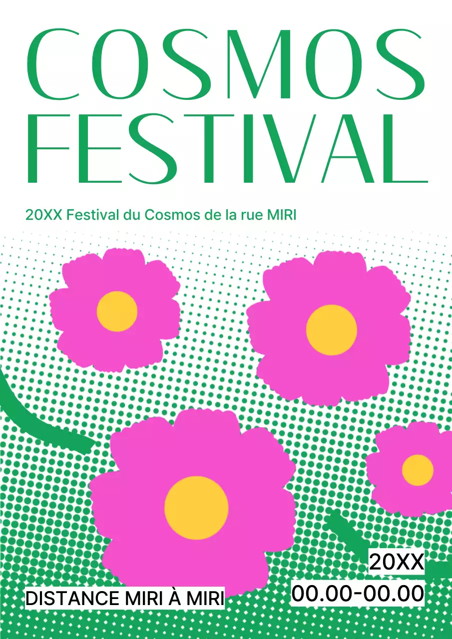 Promouvoir le festival du cosmos de manière verte et simple