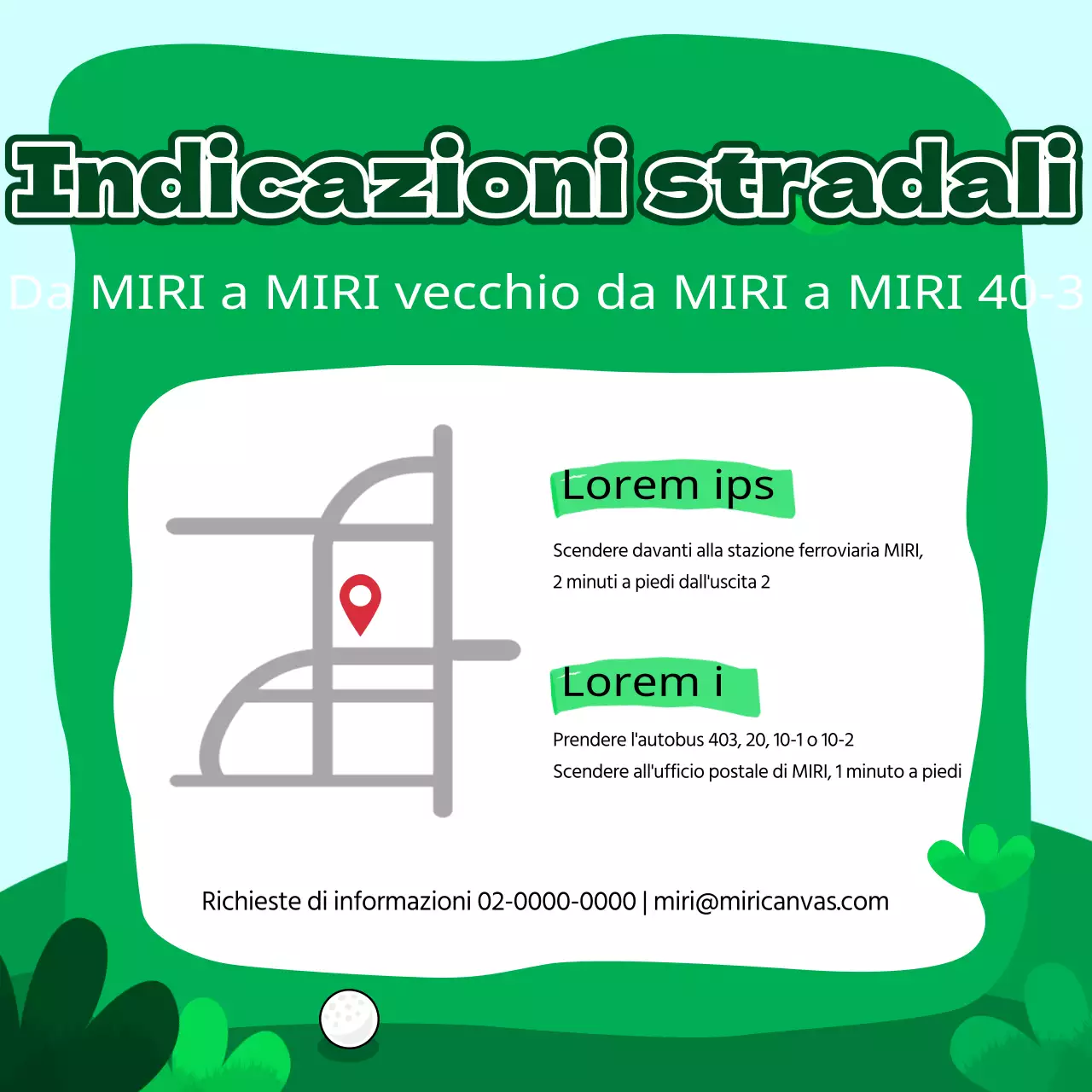  Annuncio di reclutamento di una società sportiva kitsch in verde e azzurro