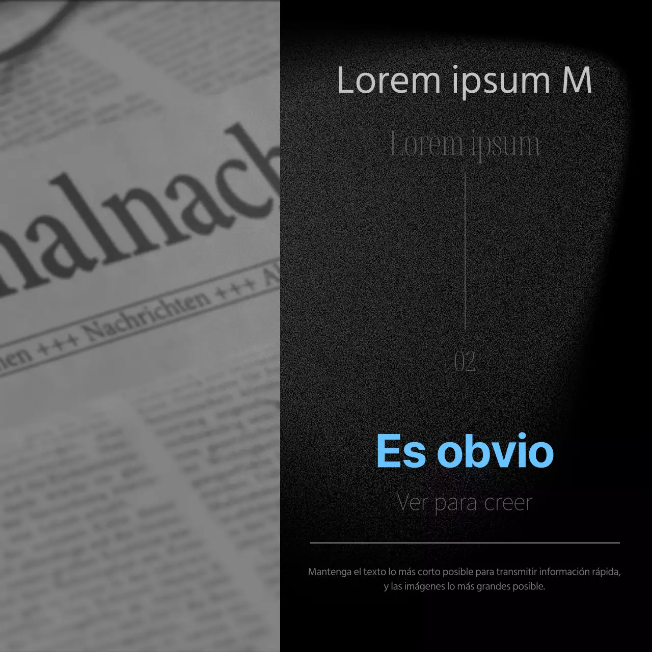 Un puesto de negocios moderno en negro y azul claro