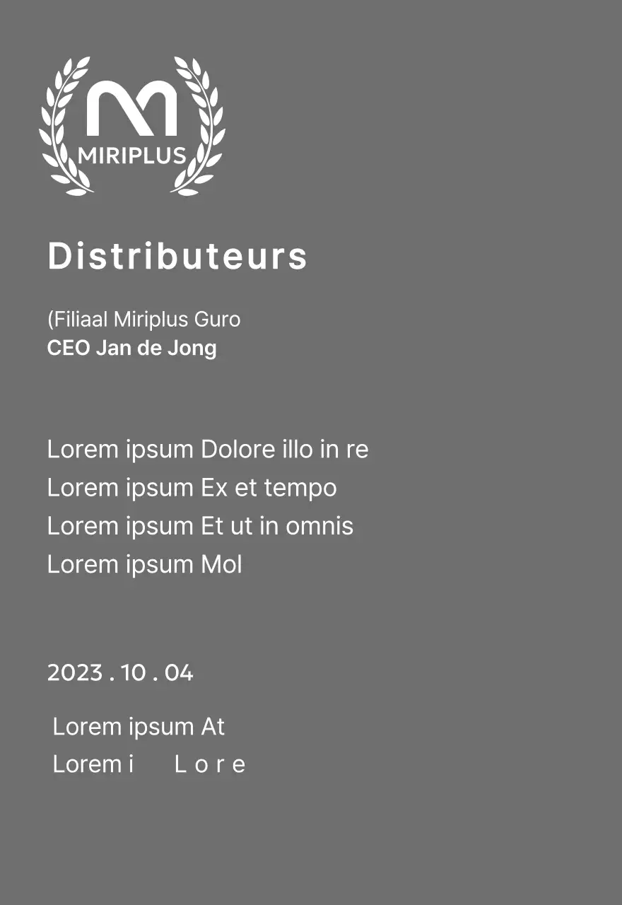 Plakkaat van verdienste met merklogo en lauwerkrans in het Outstanding Dealer Award-concept.