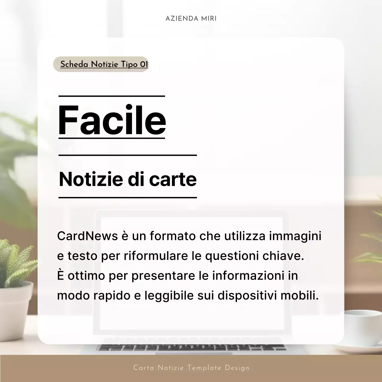 Semplice proposta di cornice per foto verde e bianca