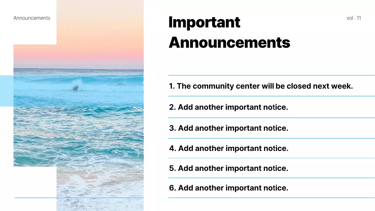 Blue Modern Culture Newsletter Presentation