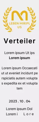Verdienstplakette mit Markenlogo und Lorbeerkranz im Rahmen des Outstanding Dealer Award-Konzepts.