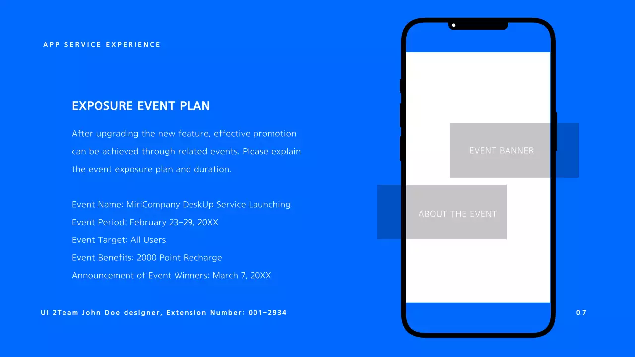 Blue Modern App Design Proposal Presentation