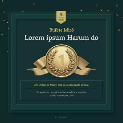 Promover los premios de lujo verde-amarillo