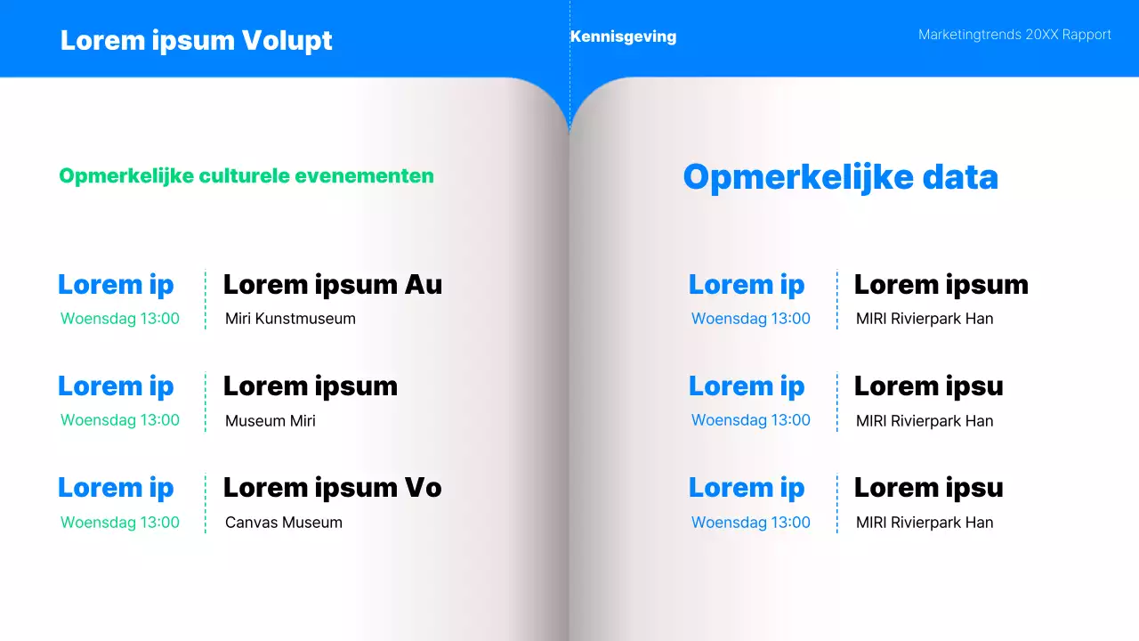 Kitscherig Generation MZ marketingtrendsrapport in blauw en mint