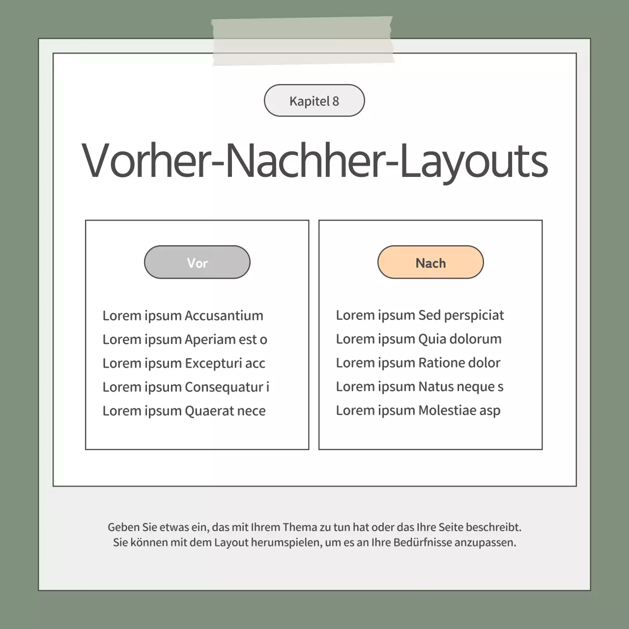 Ein einfaches khakifarbenes und weißes Business-Elevator-Pitch