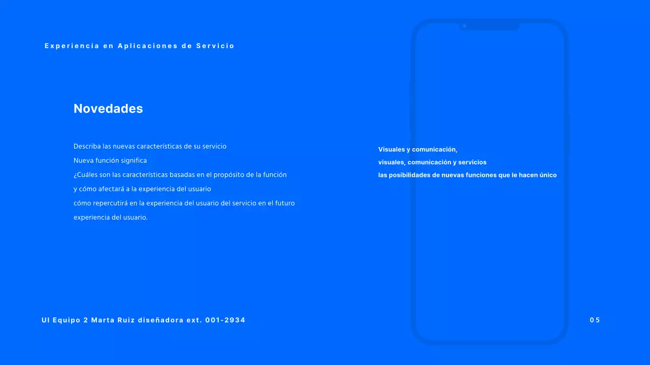 Resumen básico del anuncio de novedades de Blue